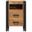 40cm W Iron Bedside Table