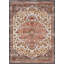 Tapis rose traditionnel à motif de médaillons Oar-1423338890