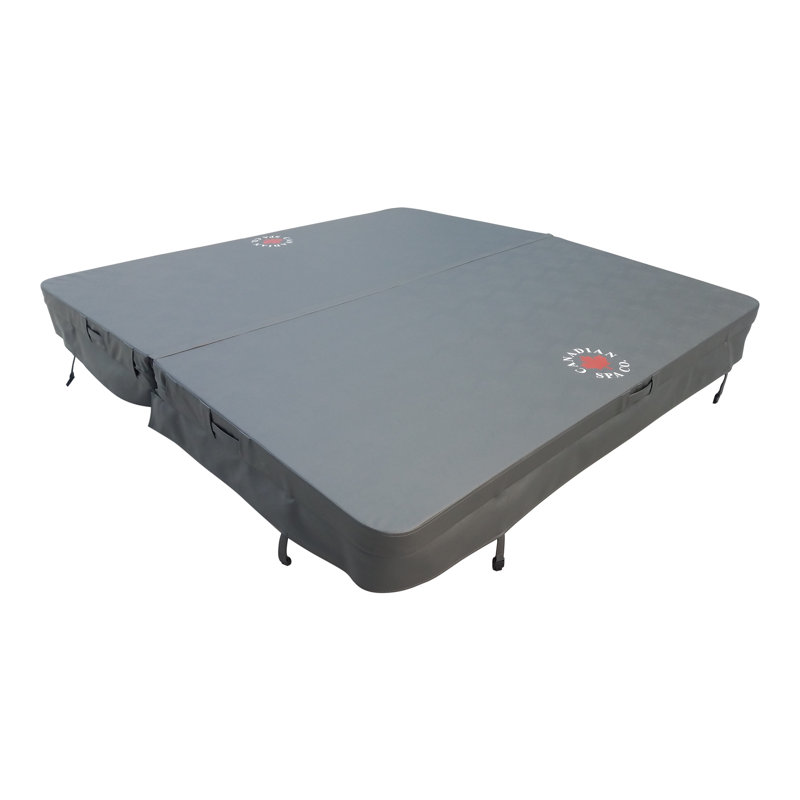 Hot Tub Cover, 13 cm H x 198 cm W x 198 cm D, Grey