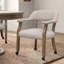 Chaise avec accoudoirs sur roulettes-31191488