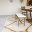 Ensemble de table de salle à manger en bois brun 6 pièces avec 4 chaises longues et banc long-563917711