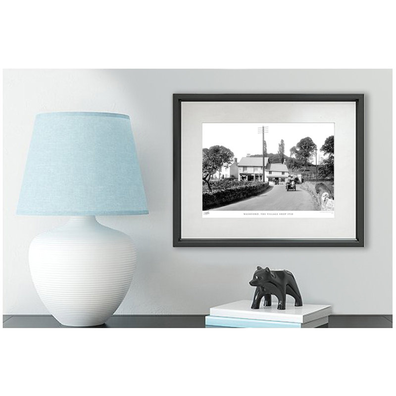 Washford, The Village Shop 1930 - Single Picture Frame Print, 45cm H x 60cm W x 2.3cm D