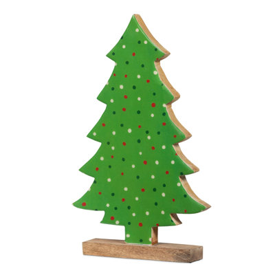 Polka Dot Pattern Tabletop Tree