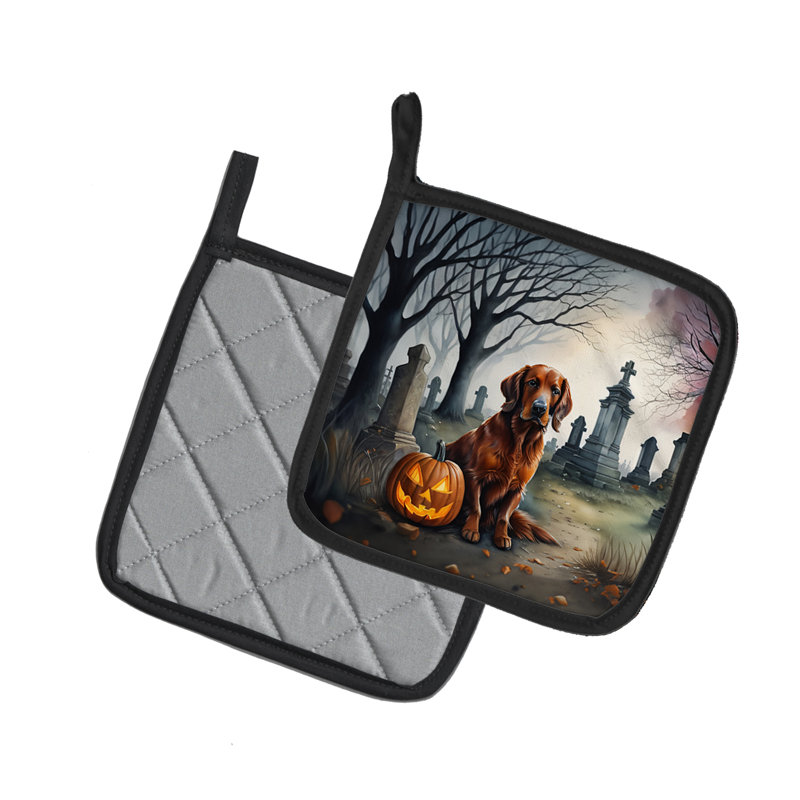 Paire de porte-casseroles d'Halloween