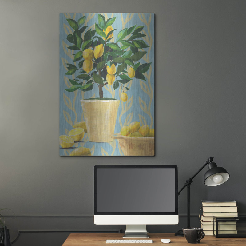«Opulent Citrus I» par Grace Popp, H 36 po x l 24 po