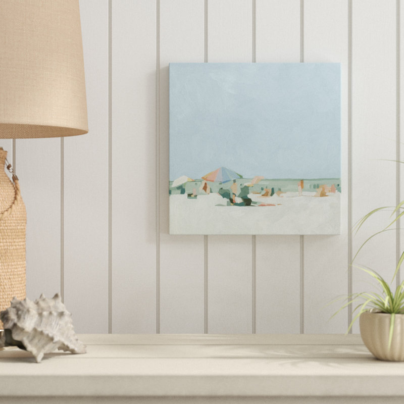 Summer Palette I by Emma Scarvey - Wrapped Canvas Painting, 30cm H x 30cm W