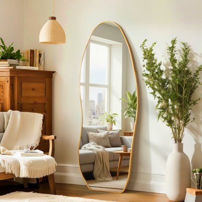 Aluminium Leaning and Freestanding Full Length Mirror