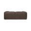 Canapé d'angle modulaire Form Nook en cuir brun ardoise