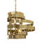 Ranchester 4 - Light Gold Geometric Pendant
