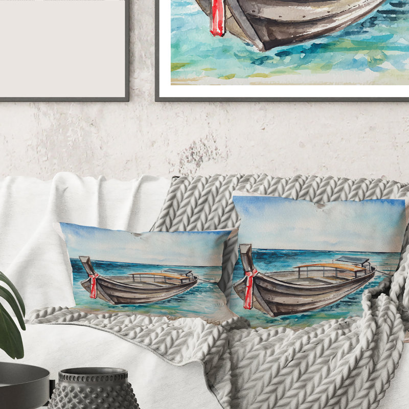 Housse et insert de coussin rectangulaire Little Bother Shore