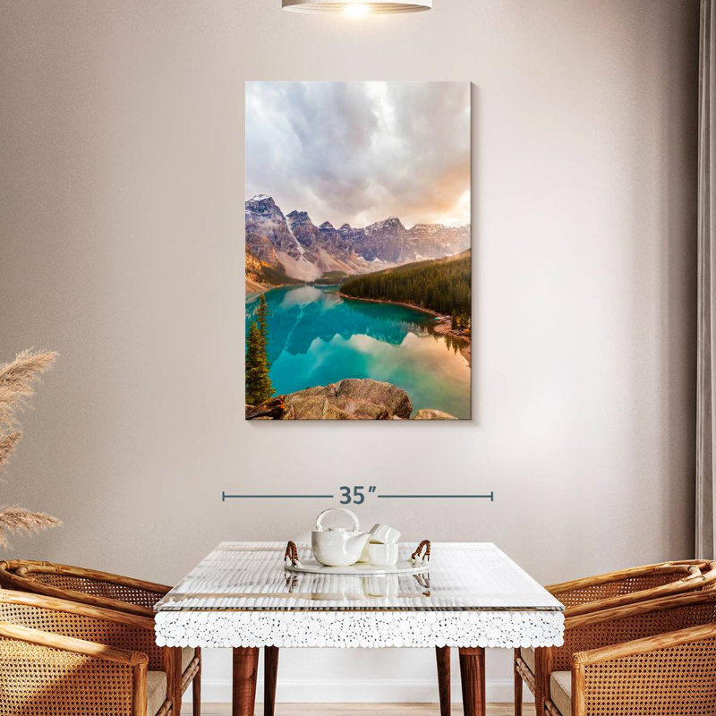 Alvord Glorious Blue Moraine Lake, H 45 po x l 30 po