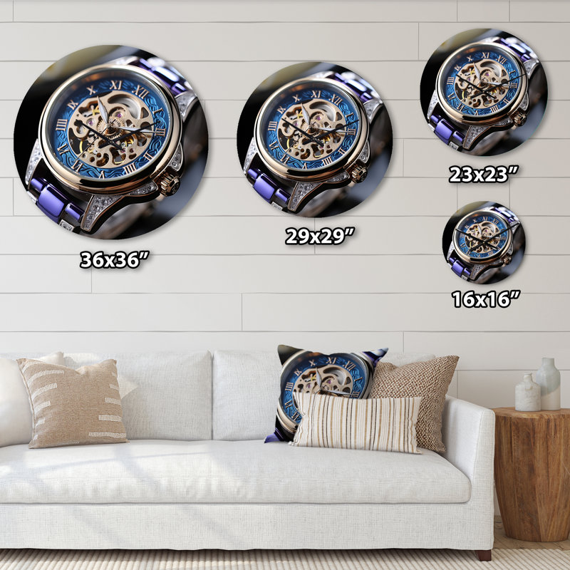 Metal Wall Clock, Medium