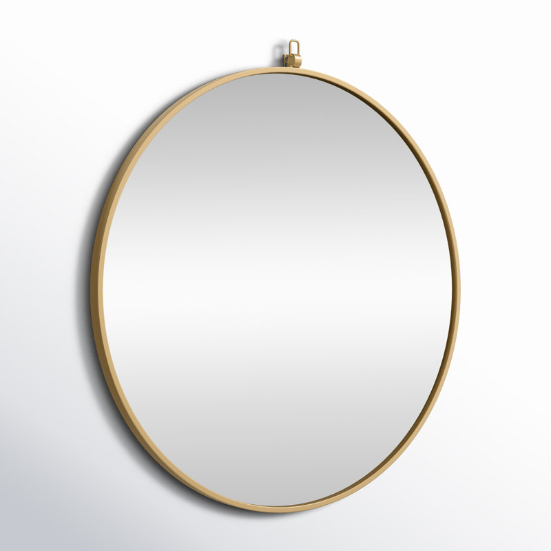 Miroir Cassie, Laiton, 48 po x 48 po