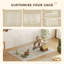 DIY Pet Playpen 36 Panel for Rabbit Chinchilla Hedgehog White