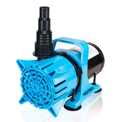 Pompe à eau submersible 1800GPH, pompe de bassin d'eau avec sac de barrière, cordon d'alimentation de 33 pieds, élévateur de 13 pieds, pompes de jardin silencieuses pour étang, cascade, fontaines, aquarium et culture hydroponique, homologué UL