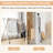 Dellana Metal Adjustable Clothing Rack