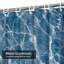 Rideau de douche bleu clair avec 12 crochets Water Surface-814548119