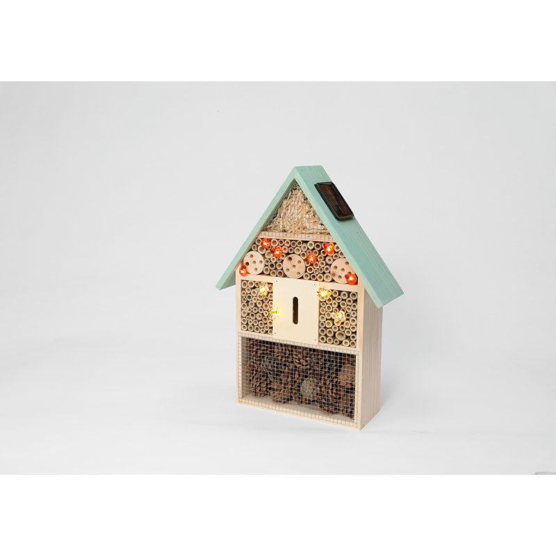 Insect Hotel With Solar Lights