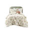 Couette à motif champignons pour lit simple/simple XL, garnie et ornée de fleurs, pour lit XL