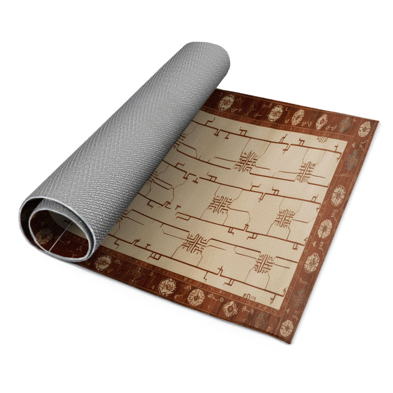 Tapis intérieur et extérieur ArtDeco, Rectangle 5 pi x 7 pi