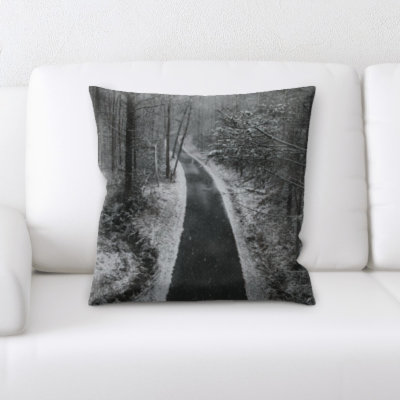 Winter Microsuede Reversible Throw Pillow