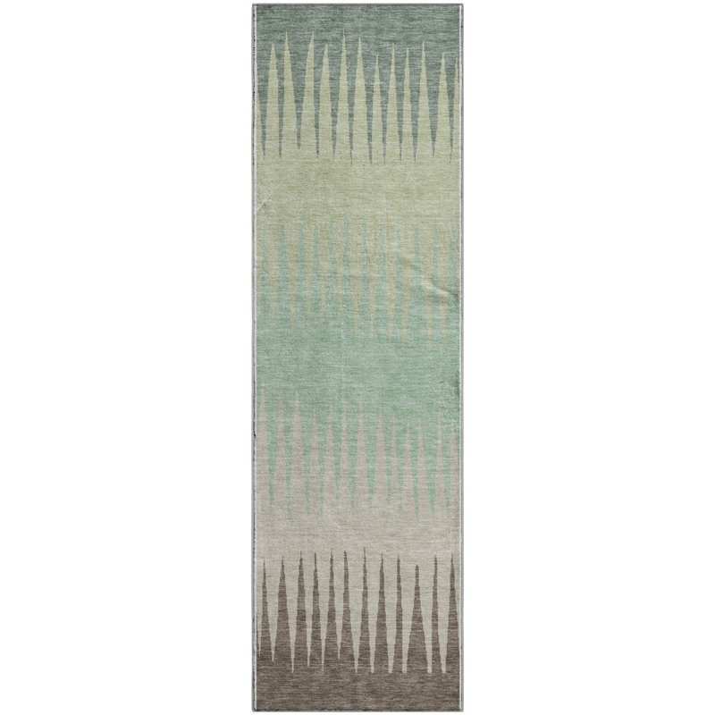 Tapis en aloès Prisco lavable à la machine de qualité supérieure, Tapis de couloir 2 pi 3 po x 7 pi 6 po