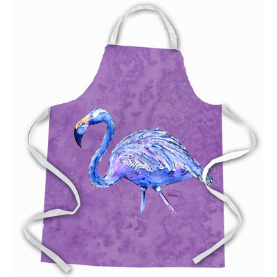 Tablier flamant rose