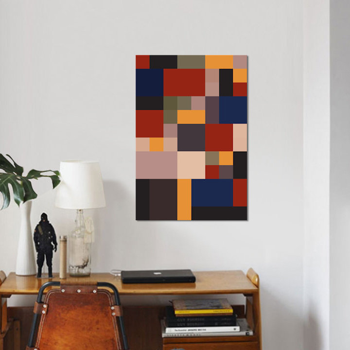 « bauhaus lives », impression sur toile, H 60 po x l 40po x P 1,5 po, Toile tendue, Pas de tapis