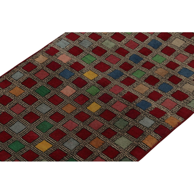 One-of-a-Kind 2'10" x 6' Hand Knotted Area Rug
