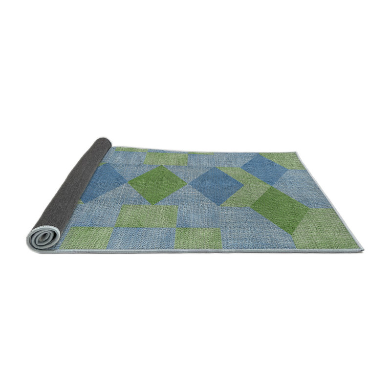 Quon Geometric Indoor Rug, Round 6'