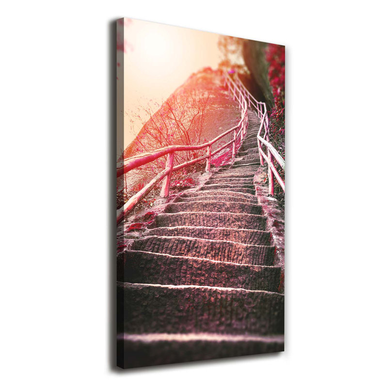 Purple Tulips - Wrapped Canvas Print