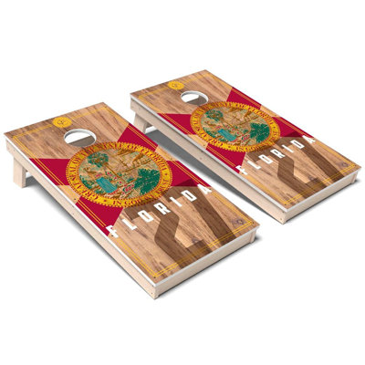 Florida State Flag 2.0 All-Weather Composite Cornhole Board Set