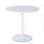 Ensemble de table de salle à manger 5 pièces, ensemble de table de salle à manger avec 1 table ronde et 4 chaises (blanc)