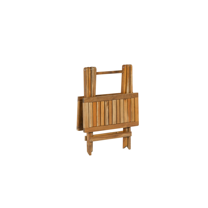 Amilynn Rectangular Wood Outdoor Side Table , 50cm cm W 50cm cm D