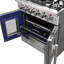 Cuisinière à gaz 30 pouces Forno Alta Qualita Massimo, 5 brûleurs, 4,32 pi³