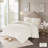 3-Piece Tufted Cotton Chenille Medallion Comforter Set Off-White King/Cal King-117508848-117508850