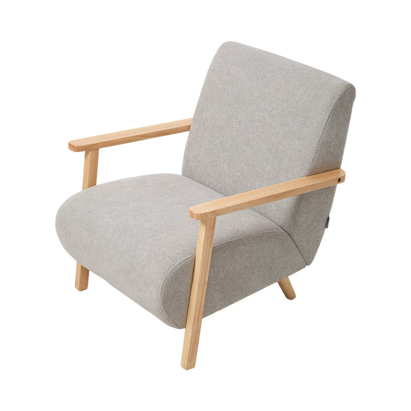 Upholstered Armchair, Chenille, 80cm H x 64cm W x 67cm D