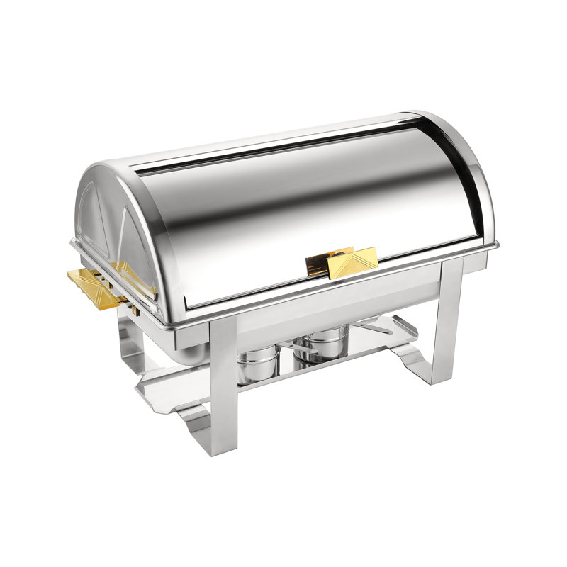 CAC Stainless Oasis Chafer Full Size 8QT