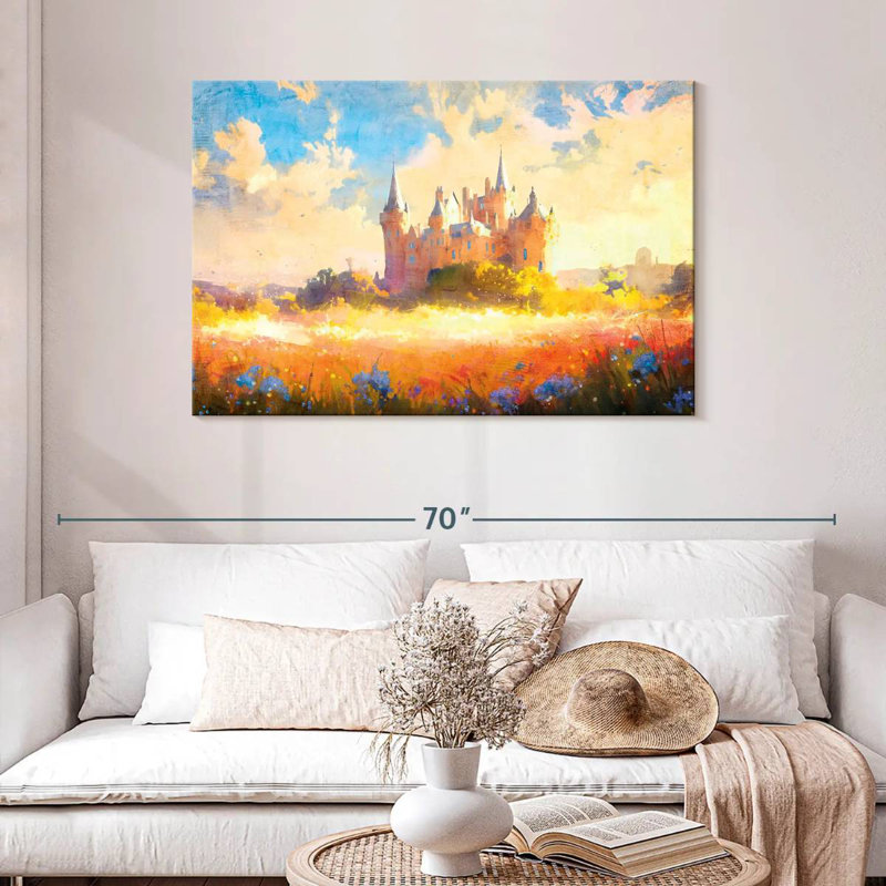 Ashelle Dreamy Castle Blooms, H 30 po x l 45 po