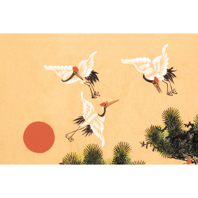 Slagelse Cranes - Wrapped Canvas Print, 30cm H x 46cm W x 3.8cm D