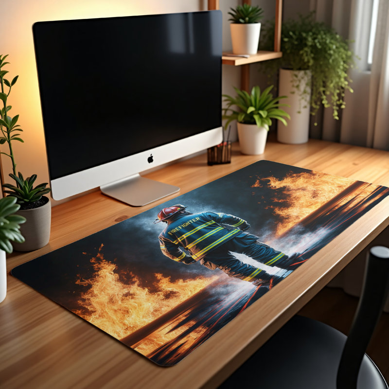 Polyester Desk Pad, 14.4x12.1