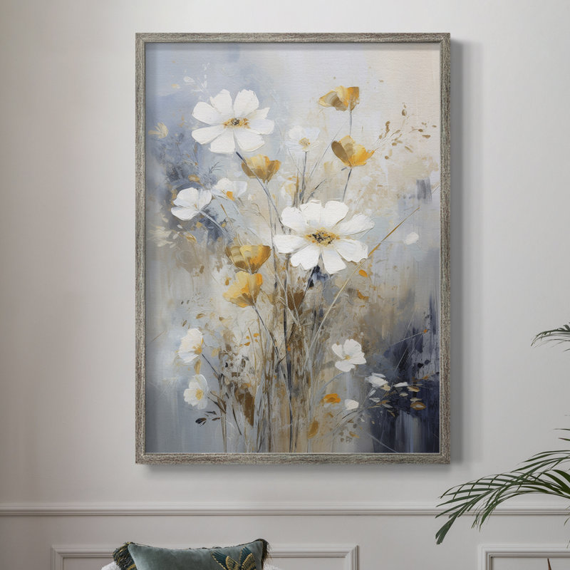 Reproduction encadrée FLORAL Series CCL XXXVI - bois massif, H 11 po x l 9 po