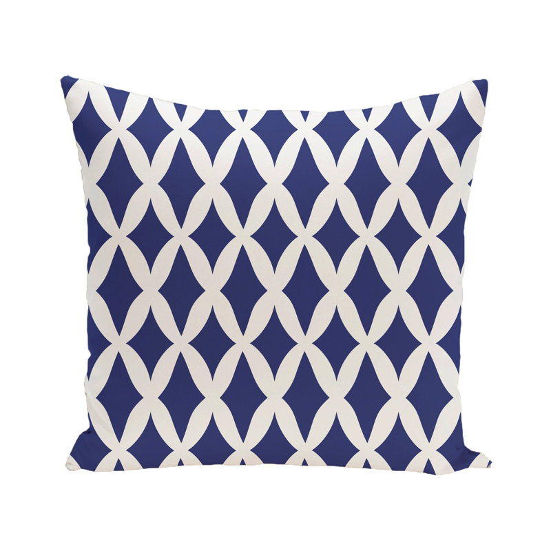 Housse et insert de coussin extérieur d'extérieur, Suède bleu, H 18 po x l 18 po