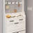 Shoe Cabinet  With 3 Doors 2 Drawers With Hanger,Large Space For Storage