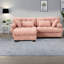 Canapé modulaire à assise profonde, canapé en forme de L moderne pour la maison