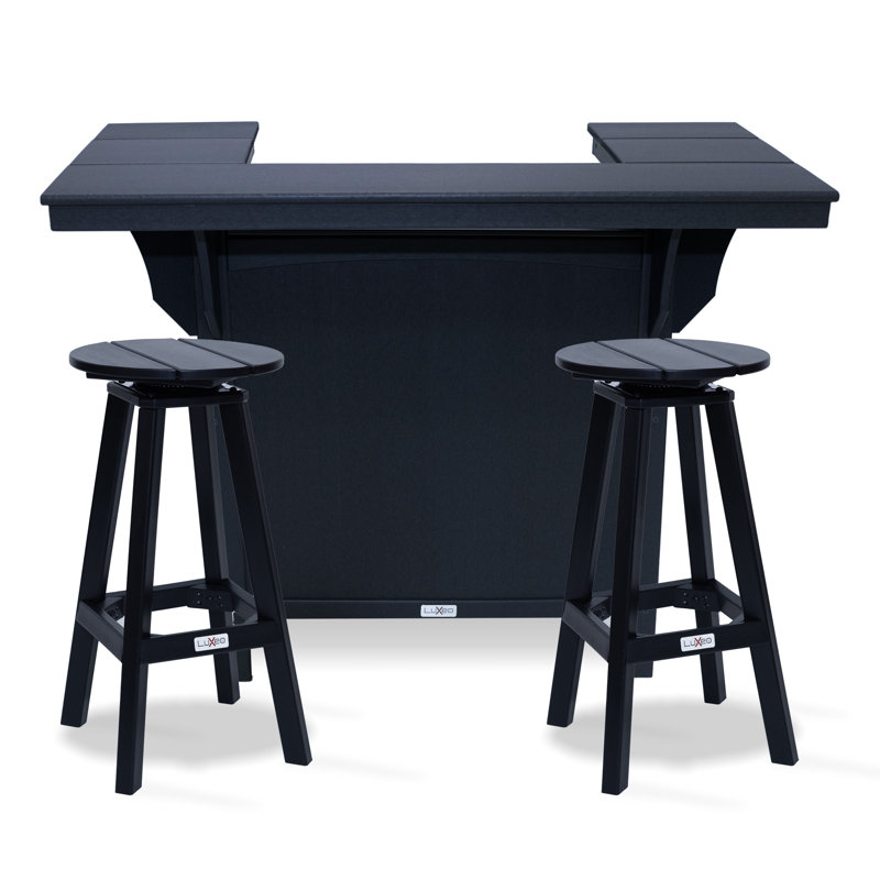Mason-Cabo Serving Counter (3-Piece Set), Black