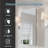 Recessed Or Surface Wall Mount Bathroom Medicine Cabinet With Adjustable Glass Shelves-126374934-126374942