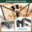 Parc pour chien d'intérieur en acrylique AuraSpace Pro de FXW, robuste avec structure en métal, hauteur de 32 po, 8 panneaux pour petits et moyens chiens, noir-123431291-125480992