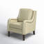 Fauteuil en cuir véritable l 27,56 po Amberlie-95384507