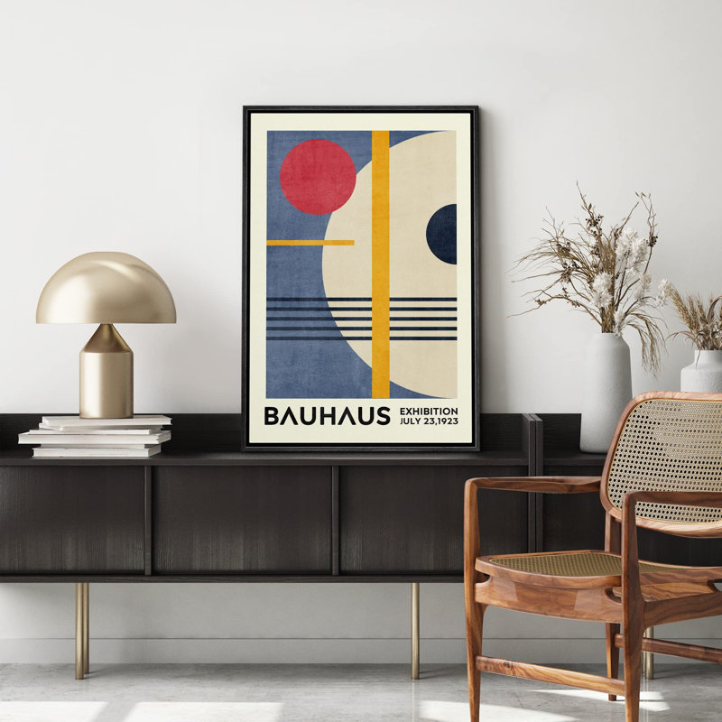 Des blocs de couleurs vives abstraites et des formes abstraites sur fond rouge et bleu, H 24 po x l 16 po, Noir